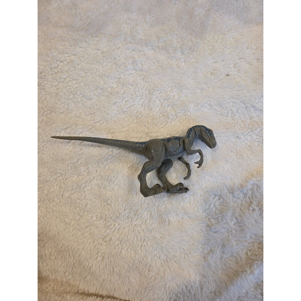 Jurassic Park World 2017 Velociraptor Dinosaur Action Figure  Posable Side Panel - Picture 3 of 5